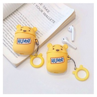 เคสหูฟังซิลิโคน ลายการ์ตูนหมีน่ารัก สําหรับ airpods pro 1 2