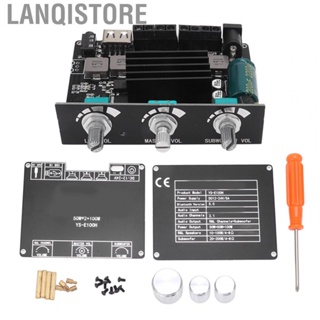 Lanqistore Mini Amplifier Board  Support 3.5mm Input 2.1  Channel Multiple Protections HiFi Amplifier Module Heavy Bass  for DIY