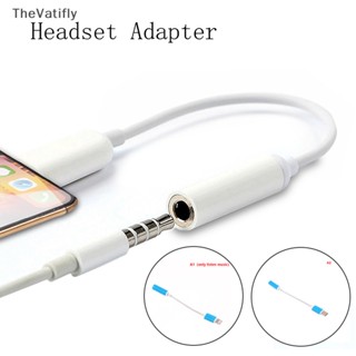 [TheVatifly] สายเคเบิลอะแดปเตอร์แจ็คเสียง สําหรับหูฟัง Huawei Apple Lighg USB C To 3.5 มม. [Preferred]