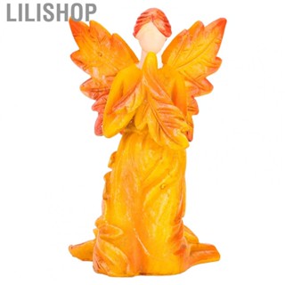 Lilishop Kneeling Angel Figurines Multi Purpose Kneeling Angel Statue Harmless for Desktop Ornament for Decoration for Gift