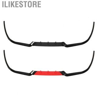 Ilikestore Front Bumper Lip  3PCS Tough Colorfast Shockproof Aerodynamic Front Bumper Splitter  for A3 A4 A6