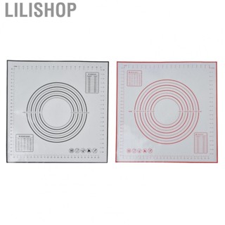 Lilishop Fondant Mat Prevent Sticking Silicone Pastry Mat with Measurement for Rolling Dough