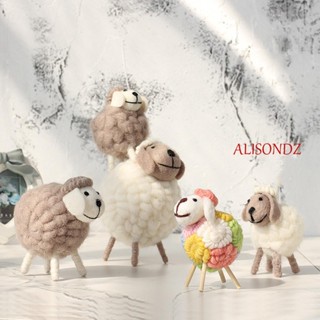 Alisondz รูปปั้นแกะขนาดเล็กสําหรับตกแต่งบ้านปาร์ตี้คริสต์มาส