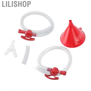 Lilishop Beer Bong Funnel With Valve Double Header Cone Beer Funnel  Grade PP Beer