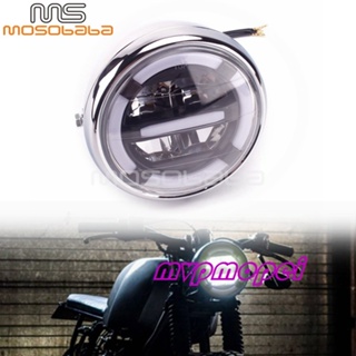 อะไหล่ไฟหน้ารถจักรยานยนต์ LED แบบสากล สไตล์เรโทร สําหรับ Honda Youth Xinyuan 400 Stick King SR