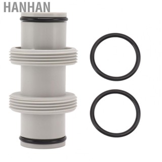 Hanhan Pool Hose Connector  Antileak Convenient Efficient Straight Joint Plastic Pool Hose Adapter  for Pump