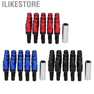 Ilikestore Wheel Lug Nuts  Extended Lug Bolts 28mm/1.1in Thread with Sleeve for Car