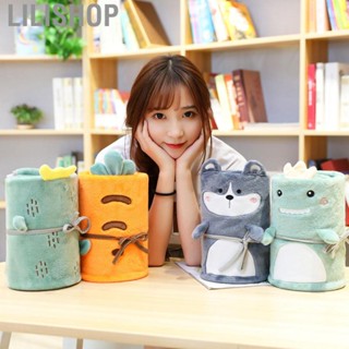 Lilishop Cartoon  Soft  Easy Rolled Up Breathable Nap  for Office Sofa Bed