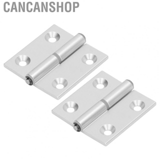 Cancanshop Cabinet Hinge  Door Hardware High Strength 2 Pcs  Dust Aluminum  for Home