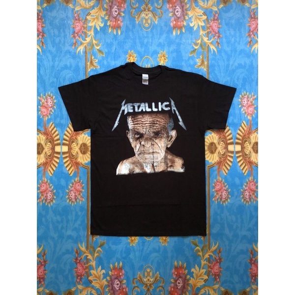 พร้อมส่ง ผ้าฝ้ายบริสุทธิ์ 🎸METALLICA  เสื้อวง Metallica สินค้านำเข้า ลิขสิทธิ์แท้ T-shirt