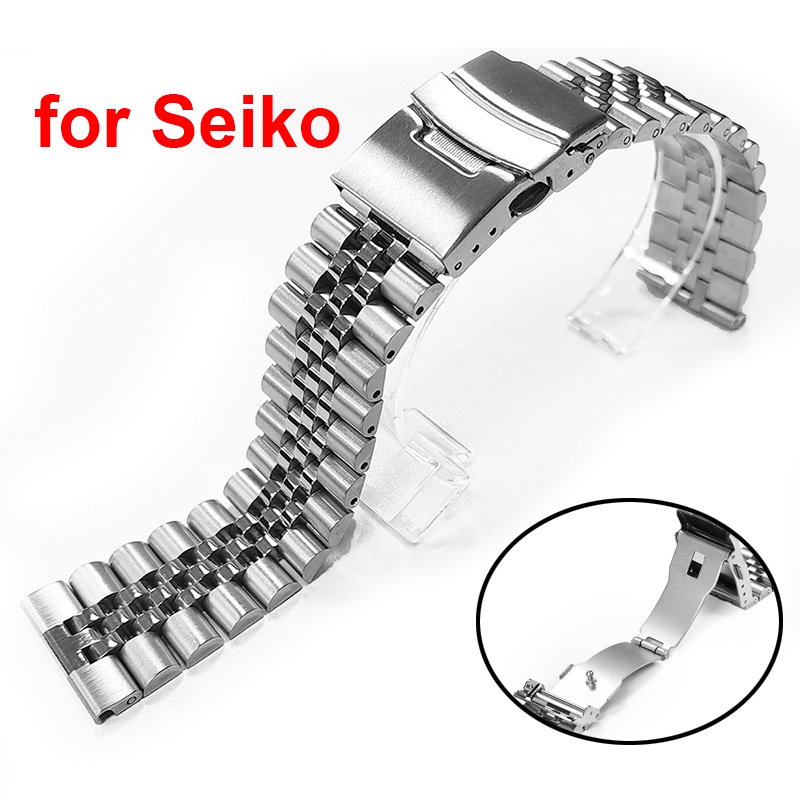 สายนาฬิกาข้อมือ สเตนเลส สําหรับ Seiko Straps 18 19 20 21 22 23 24 มม.