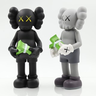 โมเดลฟิกเกอร์ Kaws x Sesame Street Kaws Counting Money แฮนด์เมด ขนาด 30 ซม. สําหรับตกแต่ง