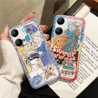 เคสโทรศัพท์มือถือซิลิโคน แบบนิ่ม ลายการ์ตูน David Statue of Liberty สําหรับ Infinix Note 30 Pro VIP 30i Hot 30 Play NFC Free Fire Smart 7 HD Plus 4G 5G