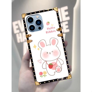 เคสโทรศัพท์มือถือ ทรงสี่เหลี่ยม กันกระแทก ลายการ์ตูนน่ารัก แฟชั่นหรูหรา สําหรับ OPPO Reno 8T 8Z 7Z 10 9 8 7 6 5 Pro 6Z 5Z 5F 4Z 4F 4 Pro 4G 5G Reno 3 2 Z 2F 2Z 2 Z