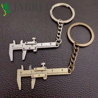 Jarred พวงกุญแจรถยนต์ Vernier Caliper จี้ไม้บรรทัดจําลอง 0-4 ซม. หลากสี