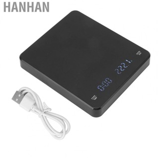 Hanhan Coffee Scale USB Charging  Digital Display Hand Brewed Coffee Scale W/Timer