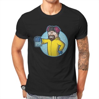 ดีมาก Fallout Dweller Game Pure Cotton Tshirt Vault Boy Breaking Bad Classic T Shirt Leisure Men_03