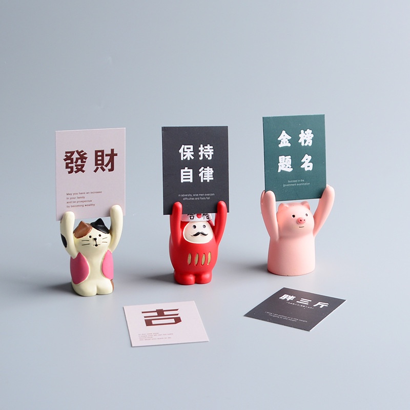 คลิปหนีบกระดาษโน๊ต ลายการ์ตูนน่ารัก สําหรับตกแต่งบ้าน โรงเรียน