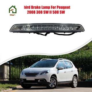 9600412680 โคมไฟเบรก LED ขั้นสูง สําหรับ Peugeot 2008 308 SW II 508 SW Citroen C4 Picas 6351LX