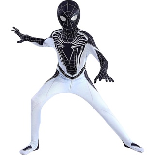 ชุดบอดี้สูท เครื่องแต่งกาย Superhero Spiderman Spandex Zentai ฮาโลวีน สําหรับเด็ก