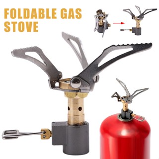 New 1pc Outdoor Gas Stove Camping Mini-Stoves Furnace Pocket Gas Burner Cooker