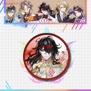 Onelady เข็มกลัด ลายอนิเมะ Luxiem Rain Vtuber Clubs SHU MYSTA IKE LUCA สําหรับตกแต่งเสื้อผ้า พร็อพคอสเพลย์