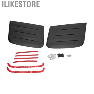 Ilikestore 2pcs Hood Bonnet Vents Ventilation Cover Black Accessory Fit for Ford Mustang 2018 2019 Car Auto Styling