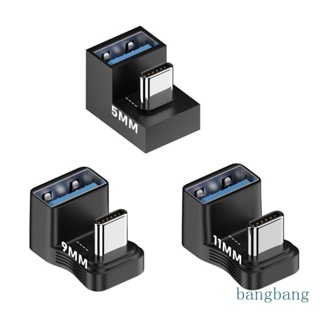 Bang อะแดปเตอร์ชาร์จ USB C ตัวผู้ เป็น USB3 1 ตัวเมีย OTG 10Gbps ถ่ายโอนข้อมูล 12V3A 36w