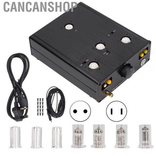 Cancanshop Phono Preamplifier  Aluminium Alloy Vacuum Tube Durable Low Background Noise Elegant Appearance for Stage