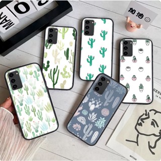 เคสโทรศัพท์มือถือนิ่ม ลายกระบองเพชร สําหรับ Samsung A42 5G A51 A52 4G 5G A71 A72 A81 A82 A91 Quantum 2 M20 114U