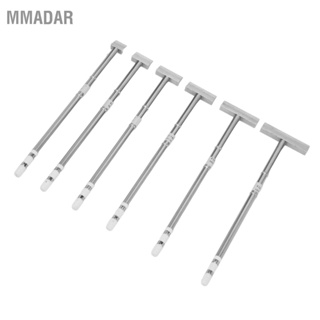  MMADAR 6PCS เคล็ดลับหัวแร้ง T12 Spade Type เคล็ดลับการเชื่อมสำหรับแผงวงจรอุณหภูมิการบัดกรีและการซ่อมแซมโทรศัพท์มือถือ