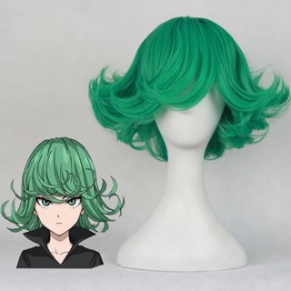 Misscoo วิกผมสั้นหยิก สังเคราะห์ ทนความร้อน สําหรับคอสเพลย์อนิเมะ One Punch Man Senritsu no Tatsumaki