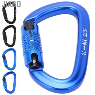 Jiabo Al-alloy Auto Locking Carabiner Clips Twist Lock D‑Ring  Hook Hiking Accs