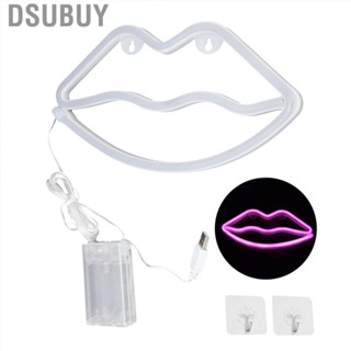 Dsubuy Lip Neon Light  Powered For Party Bar Home