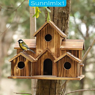 [Sunnimix1] บ้านนกคาร์ดินัล แบบแขวน สําหรับสวนหลังบ้าน กลางแจ้ง