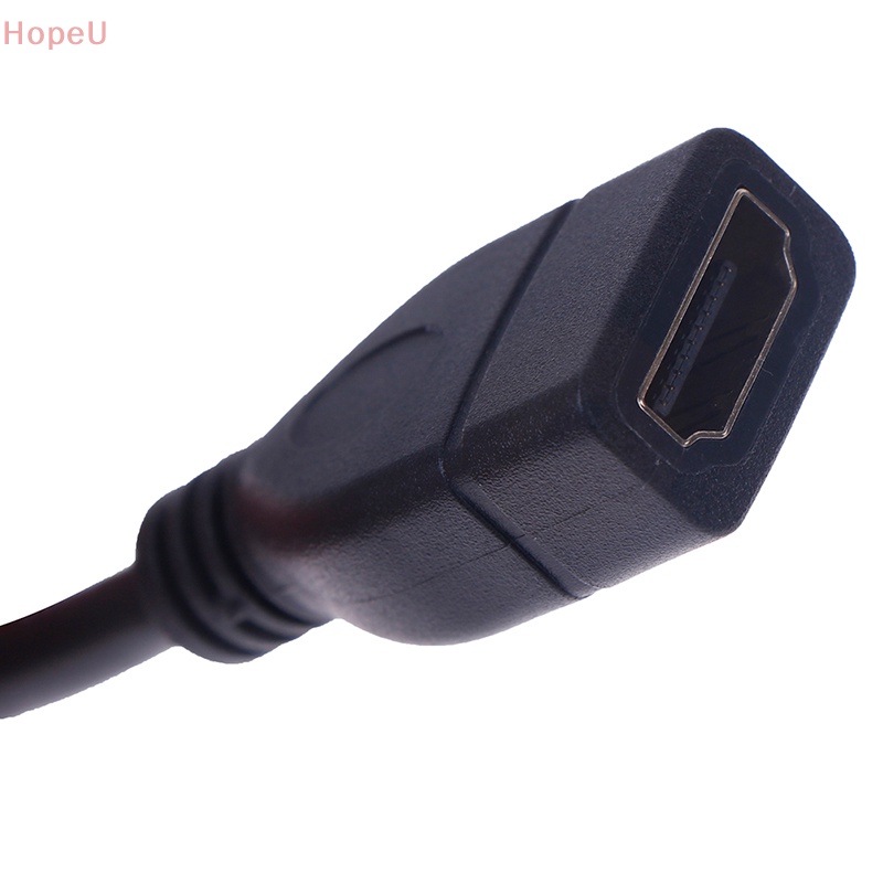 [HopeU] สายเคเบิลต่อขยาย HDMI ตัวผู้ เป็นตัวเมีย ขนาด 15 ซม. 30 ซม. 1 ชิ้น