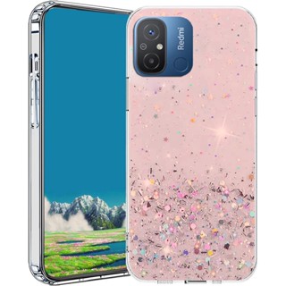 Xiaomi Redmi A1 A2 12C Redmi12C RedmiA1 RedmiA2 Bling Glitter Star เคสซิลิโคน หรูหรา ฟอยล์ผงนุ่ม TPU ฝาหลังคริสตัลเลื่อมยืดหยุ่นส่องแสงป้องกัน