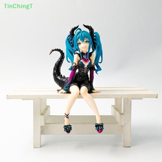 [TinChingT] ฟิกเกอร์ PVC อนิเมะ Little Devil Hatsune Miku Kawaii Long Hair Sakura ของเล่นสําหรับเด็ก