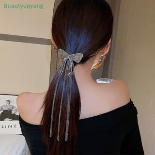 [Beautyupyang] กิ๊บติดผม ประดับโบว์ พลอยเทียม ระยิบระยับ แฟชั่นสําหรับผู้หญิง