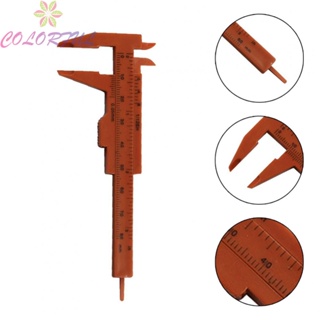 【COLORFUL】Calipers Antiques Measurement For Woodworking Jewelry Measurement Plastic 1pc