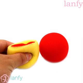 LANFY ลูกบอลฟองน้ํา สีแดง พร็อพมายากล สําหรับเปลี่ยนสี