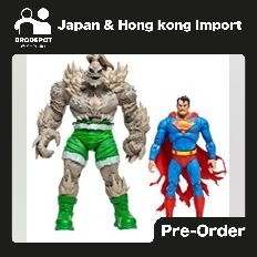 [PO:2023-09] McFarlane DC MULTIVERSE 7IN WITH MEGAFIG 2PK SUPERMAN VS DOOMSDAY (GOLD LABEL)  SDCC