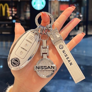 เคสกุญแจรีโมทรถยนต์ ซิลวาเนียน เรียบง่าย สําหรับ Nissan Xiaoke Teana Qijun Tiida รุ่นที่ 14