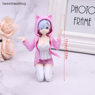 ฟิกเกอร์ PVC รูปหูแมว Rem Anime RE: Zero-Starg Life in Another World Ram 12 ซม.