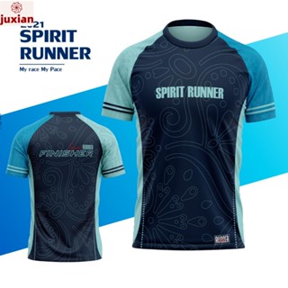 เสื้อกีฬารุ่น SPIRIT RUNNER สีกรม (ลดราคาพิเศษ)