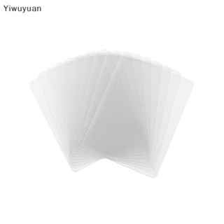 &lt;Yiwuyuan&gt; อัลบั้มการ์ดเบสบอล B8 พลาสติกแข็ง แบบใส ลดราคา 10 ชิ้น