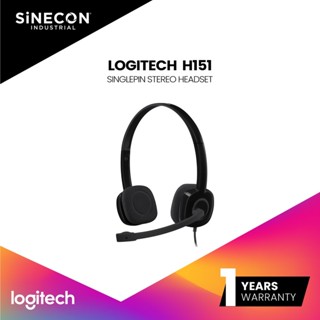 Logitech หูฟัง H151 Stereo Headset - Black - singlepin