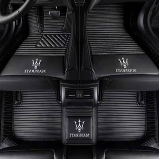 พรมพวงมาลัยรถยนต์ กันน้ํา ทําความสะอาดง่าย สําหรับ Maserati Ghibli GranTurismo Quattroporte Levante