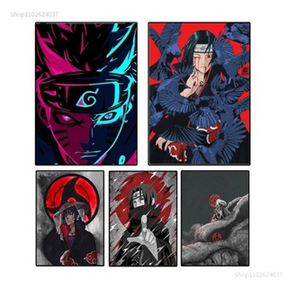 ภาพวาดระบายสีตามตัวเลข ลายการ์ตูนนารูโตะ Swirl Itachi Diy สําหรับตกแต่งบ้าน ของขวัญ