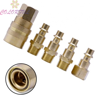 【COLORFUL】Air Coupler Pneumatic Fitting 1/4" NPT 5PCS Pneumatic Connector High Quality